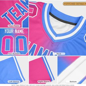 Custom Football Jersey Personalized Stitched Team Name Number V-Neck Moisture Wicking Unisex Adult Sports Shirt - Product Image 5