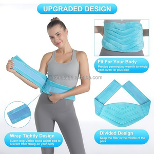 Almohadilla térmica para microondas para aliviar el dolor de espalda, compresa térmica pesada para calambres, ciática, cintura, estómago, cadera y dolores musculares - Product Image 3