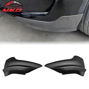 Pare-chocs avant pour Tesla Model Y 2020-2024, séparateur en PP, imprimé fibre de carbone mate, kit carrosserie de haute qualité - Product Image 1