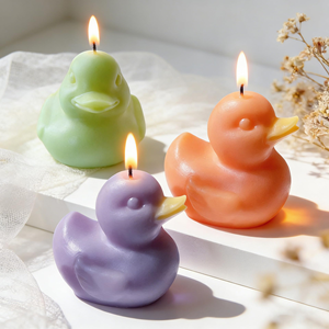 Cute Little Duck Figurine Silicone <b>Mold</b> DIY Aromatherapy Candle Plaster Handmade Soap Kneading Craft <b>Mold</b> - Product Image 2