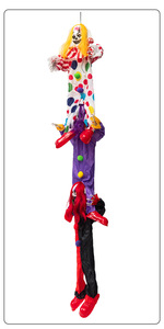 <span class=keywords><strong>Divertido</strong></span> Payaso de Halloween que Cabe en los Hombros, Decoración de Terror, Accesorios Eléctricos Luminosos con Efectos de Sonido Aterrador - Product Image 5