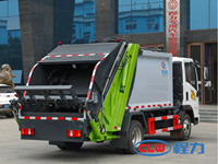 Camion Compacteur de Déchets 4x2 Direct Usine 6m³ – Camion de Collecte des Déchets Compacté pour l'Assainissement