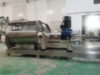Mélangeur à pales à double arbre en acier inoxydable à moteur CC haute capacité pour l'industrie des détergents en poudre et des produits chimiques