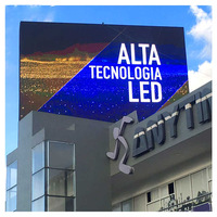 Pantalla LED para Exteriores, Resistente al Agua, Panel LED HD de 320*160 mm, P10 P8 P6 P5