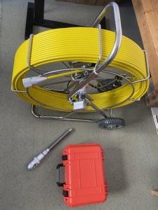 Ống cống thoát nước kiểm tra camera với màn hình 10 inch, xoay nghiêng, cáp làm việc bằng sợi thủy tinh 60mts - Product Image 6