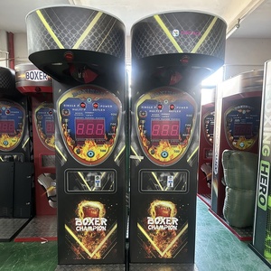 Máquina de Boxeo Arcade para Pruebas de Fuerza: Juego Electrónico de Puñetazos Personalizable para Deportes de Interior |   Equipo de Alta Calidad - Product Image 3