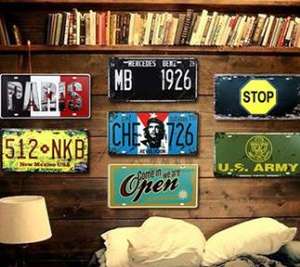 Placa de Matrícula de Coche con Logotipo Personalizado en Relieve, Placa de Matrícula de Aluminio Metálico de Recuerdo, Placas Decorativas para Automóviles al por Mayor - Product Image 6