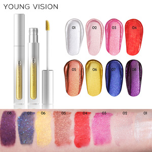 Young Vision 8-Color Shimmer <b>Lip</b> Gloss 4.5g Liquid Glossy Makeup for <b>Lips</b> and Eyes - Product Image 1