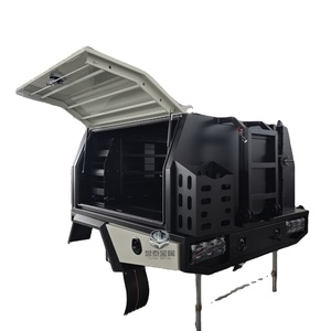 Gran oferta, bandeja Ute personalizada de aluminio de 1800*1800*860mm y cajón de dosel, portaequipajes, soporte para bidón para bandeja de recogida Hilux - Product Image 4