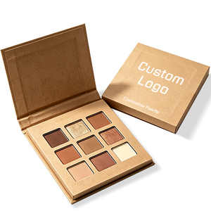 Palette <span class=keywords><strong>Ombretti</strong></span> 9 Colori Vegana con Finitura Glitterata, Ombretto in Polvere Cruelty-Free per il Trucco Quotidiano - Product Image 3