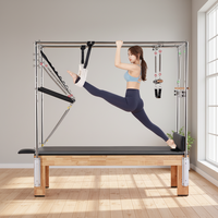 Pilates Cadillac Reformer avec tour, idéal pour la force, la flexibilité et l'équilibre