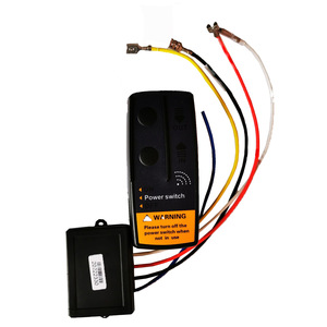 Interrupteur de treuil électrique noir, télécommande radio pour ancre, pièce de rechange en plastique pour matériel marin de bateau - Product Image 2