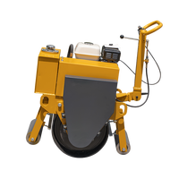 Compacteur routier à tambour unique à commande manuelle, version améliorée, avec système hydraulique