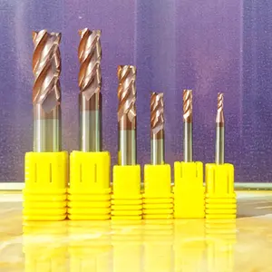 BK Carbide Fresa CNC 4 Flöten Flachspitzenfräse Schneider für Kohlenstofffaser
