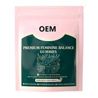 Gummies Premium OEM pour l'équilibre hormonal féminin, probiotiques vaginaux pour femmes, gummies pour les troubles du cycle menstruel pour une santé optimale