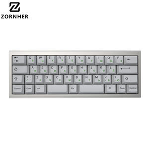 <span class=keywords><strong>Teclado</strong></span> Mecánico para Juegos ZORNHER LZ40 de 44 Teclas, 40%, Intercambiable en Caliente, Conexión Trimodal, Carcasa de Aluminio, Retroiluminación RGB, Controlador en Línea - Product Image 1