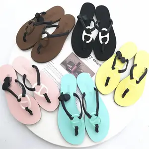 Summer footwear fashion ladies flip flop beach slippers women latest lady summer footwear EVA footwear for girl