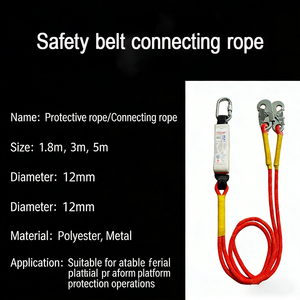 2026 Industrial Fall Protection <strong>Harness</strong> Polyester High Strength Comfortable Fit Shock Absorbing Lanyard Connecting Rope for - Product Image 4