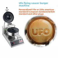 Wafflemei 2025 Commercial UFO Machine à pain électrique Hot Dog Popcorn Sandwich Toast Maker 220v Nouvelle condition UFO Burger Maker