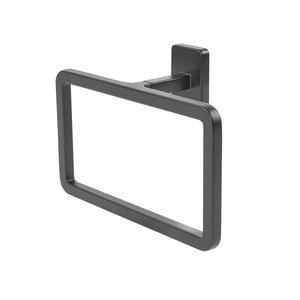 Accessoires <span class=keywords><strong>de</strong></span> salle <span class=keywords><strong>de</strong></span> bain modernes et élégants, installation facile, porte-serviettes en alliage <span class=keywords><strong>de</strong></span> zinc, noir, vente flash - Product Image 2