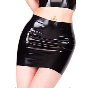 Mini-jupe moulante ultra-courte en <span class=keywords><strong>latex</strong></span> sexy pour femme, lingerie, vente en gros d'usine ODM - Product Image 5