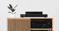 Rakoso M400 Préamplificateur de streaming WIFI professionnel en métal, streamer audio sans fil, système audio intelligent pour la maison, multiroom BT 5.0