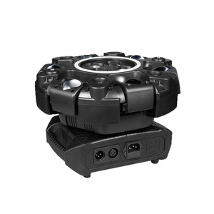 Mô Hình Mới Bóng <span class=keywords><strong>Mini</strong></span> Lắc Đầu Ánh Sáng Thanh Sáu Cánh Tay Bee Eye Chùm LED Di Chuyển Đèn Cho Phòng Karaoke Disco Sân Khấu Bầu Không Khí - Product Image 6