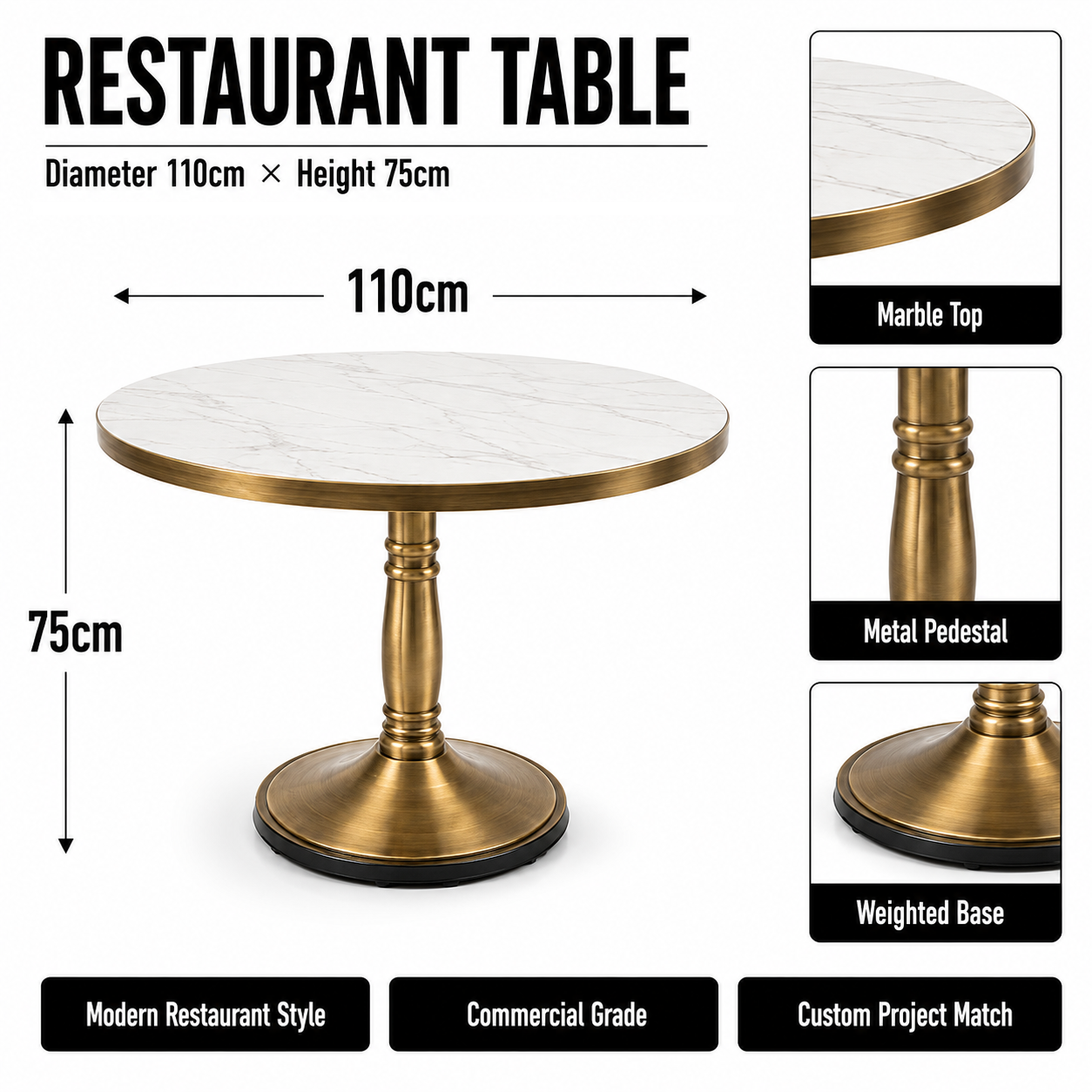 Table carrée 60*60CM