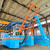 Draga de succión a chorro de fácil transporte, equipo de dragado de arena de diseño modular