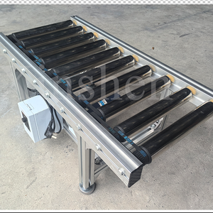 XS310 Çin Üreticisi Özelleştirilebilir Ayarlanabilir Hızlı 1m Paslanmaz Çelik Rulolu Yerçekimi Senkron Kayışlı Rulolu Konveyör Makinesi - Product Image 2