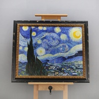 Célèbre peinture à l'huile personnalisée Nuit étoilée par Vincent Van Gogh oeuvre d'art faite à la main hôtel décor maison toile mur Art abstrait
