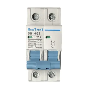 Mcb Sản Xuất DZ47-63 Dòng 2 Cực 32a 400V Ac Mcb 500V 800V 1000V Dc Mcb Trung Quốc