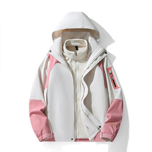 Veste trois-en-un, manteau deux pièces, hiver 2025, pour les amoureux de la neige, possibilité de retirer les capuchons, imperméable et coupe-vent, confortable pour l'extérieur - Product Image 4