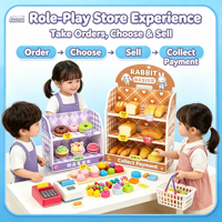 Kit de Bricolage en Papier pour Stand de Confiserie, Stand de Confiseries et Desserts, Jeu d'Imitation, Nouveauté pour Enfants, Vente en Gros