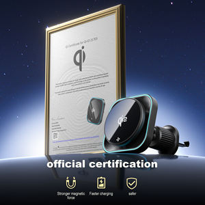 Gaoyi Nuevo Cargador Inalámbrico Magnético para Auto de 15W QC2.0/PD con Soporte de Montaje en Rejilla de Ventilación y Función OTP para Smartphone - Product Image 2