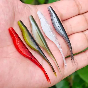 Leurre de pêche flottant Spinpoler 7cm en TPR, leurre souple en plastique, swimbait bicolore, mini-jerkbait, appât nageur pour eau salée, pêche au bar et à la <span class=keywords><strong>truite</strong></span> - Product Image 3