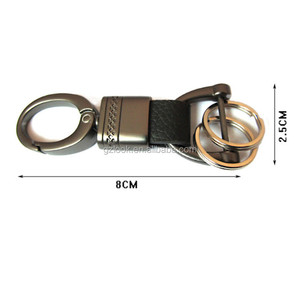 <span class=keywords><strong>Porte</strong></span>-clés de petite taille <span class=keywords><strong>porte</strong></span>-clés de voiture en cuir de vachette universel à distance avec <span class=keywords><strong>porte</strong></span>-clés en alliage de zinc Gunmetal - Product Image 3