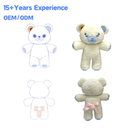 Fabricant de cadeaux de Noël personnalisés en peluche, peluche personnalisée, figurines en peluche, jouets en peluche, ours en peluche personnalisé