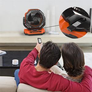 Socool Fan 40000mAh Outdoor <b>Camping</b> Floor Fan Portable Rechargeable Standing Fan with Lithium <b>Battery</b> Power <b>Bank</b> - Product Image 4
