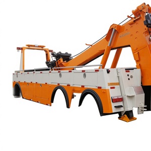 Camion de remorquage et de dépannage robuste, <span class=keywords><strong>semi</strong></span>-<span class=keywords><strong>remorque</strong></span> en acier de 10/30 tonnes personnalisée en usine pour le sauvetage de véhicules d'occasion en cas de panne - Product Image 4