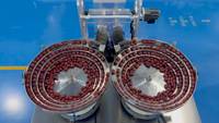Automatische 2-kommen verpakkingsmachine voor dadels en jujubes, voor het tellen en hersluiten van zakjes met gedroogd fruit