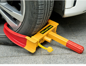 Hot bán chống trộm xe an ninh bánh xe khóa quảng cáo bãi đậu xe lốp với 3 phím thép - Product Image 4