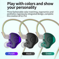 GK Ipro Voces de alta definición Diseño de cable desmontable en monitores de oído Auriculares HiFi Monitor Auriculares dinámicos Auriculares