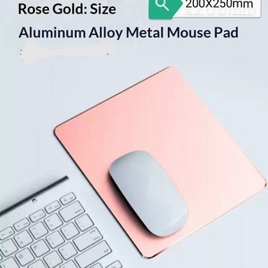 Ergonomic Gaming Mouse Pad with Custom Logo Aluminum Alloy Sublimation Office <b>Accessories</b> Customizable Stationery Set - Product Image 2