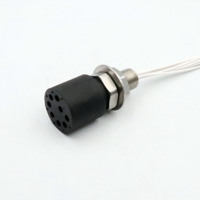 Connecteur sous-marin HYSF BH8M mâle/femelle 8P, acier inoxydable, cuivre plaqué or, IP69, 550V 10A, pour applications marines en haute mer