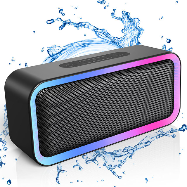 ACOME A8 Portable Wireless for Bluetooth Speaker 10W Sound RGB TWS V5.0 Waterproof Bass for Party Travel & Outdoor Battery Power