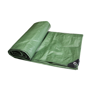 Bâche PE tissée verte 4x5m <span class=keywords><strong>avec</strong></span> œillets pour toit de tente, bâche de sol, personnalisable, imperméable, traitée anti-UV, usage industriel - Product Image 2
