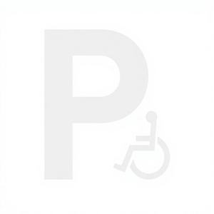 Panneau de stationnement pour personnes handicapées, rétro-réfléchissant de qualité ingénierie haute intensité, taille personnalisée, acier galvanisé, marque Ileritraffic - Product Image 1