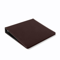 Porte-documents en cuir noir de haute qualité à 3 anneaux, personnalisé, pour cadeaux promotionnels et d'affaires