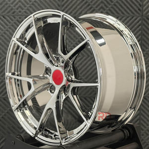 Jantes forgées de 18 à 22 pouces, chromées et polies, légères, compatibles avec les roues de voiture 5x114.3 5X120 pour BMW M3 M4 Tesla Mustang - Product Image 2